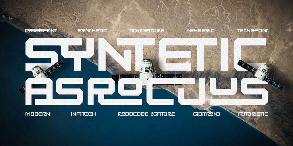 Syntetic Asrocuus font