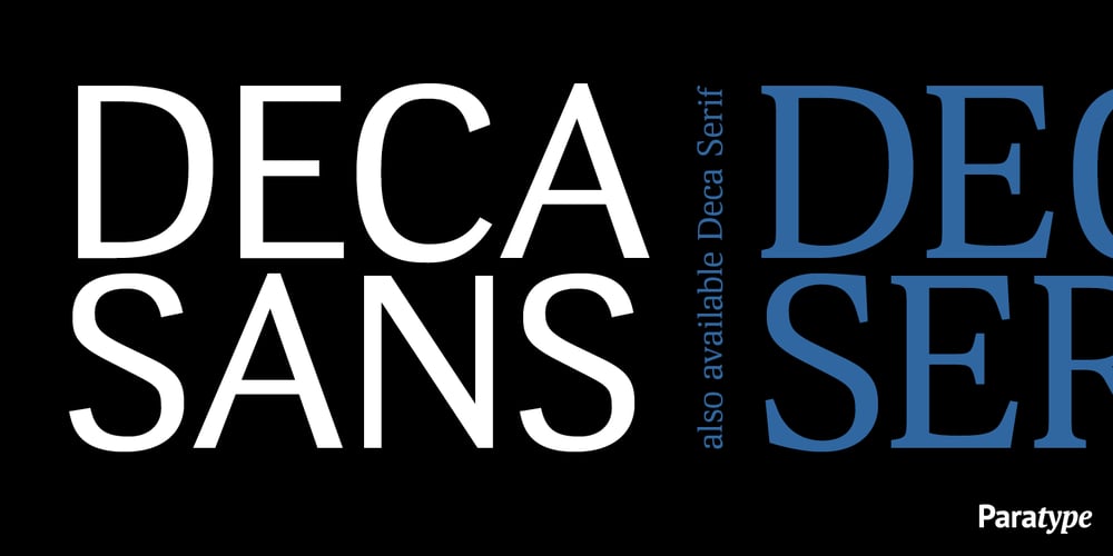 Deca Sans font