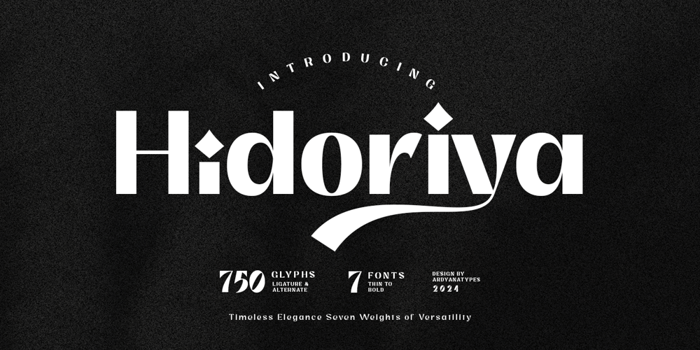 Hidoriya font