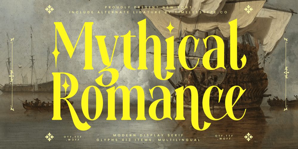 Mythical Romance font