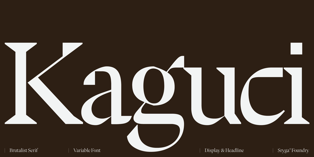 Kaguci font