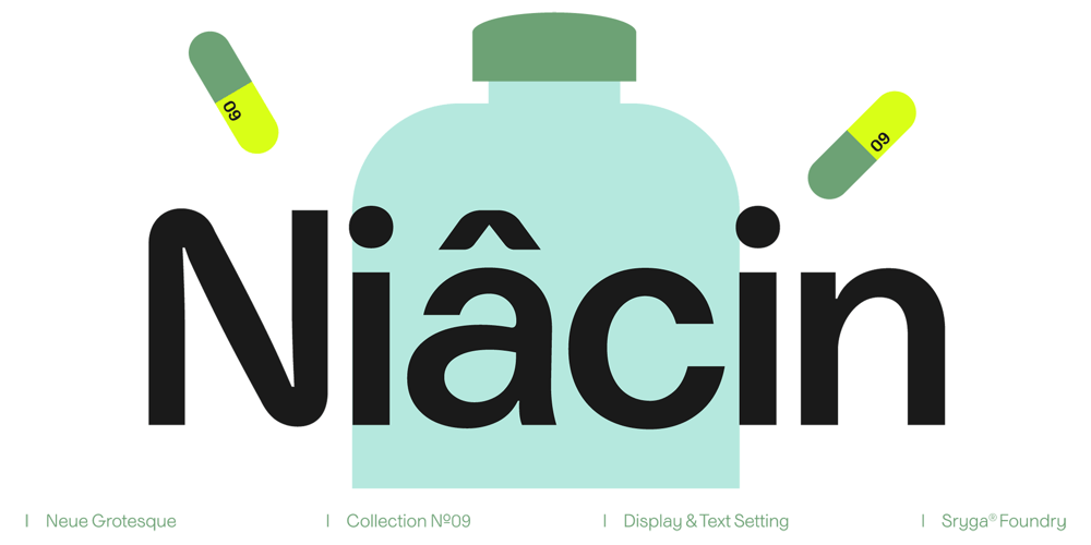 Niacin font