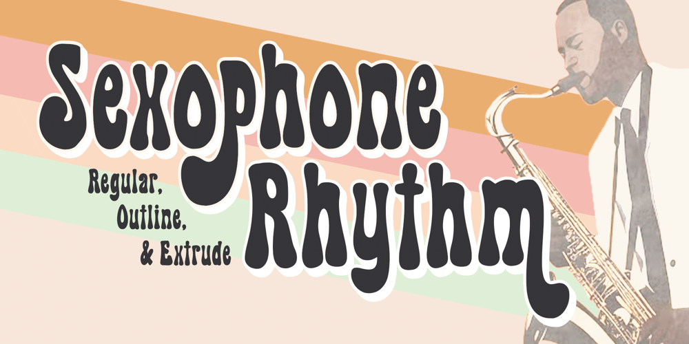 Sexophone Rhythm font