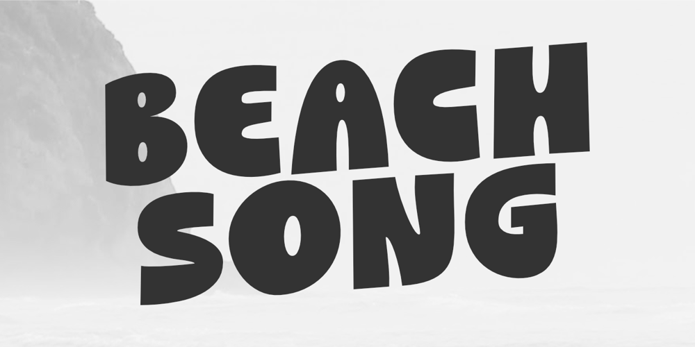 Beach Song font