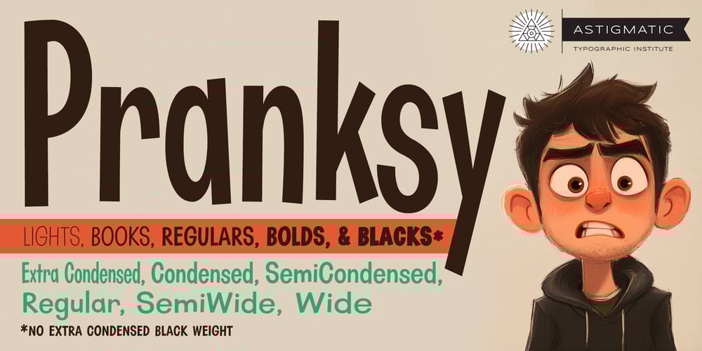 Pranksy AOE font