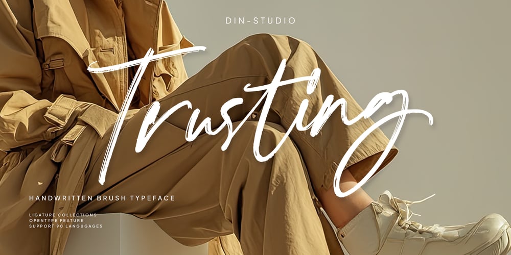 Trusting font