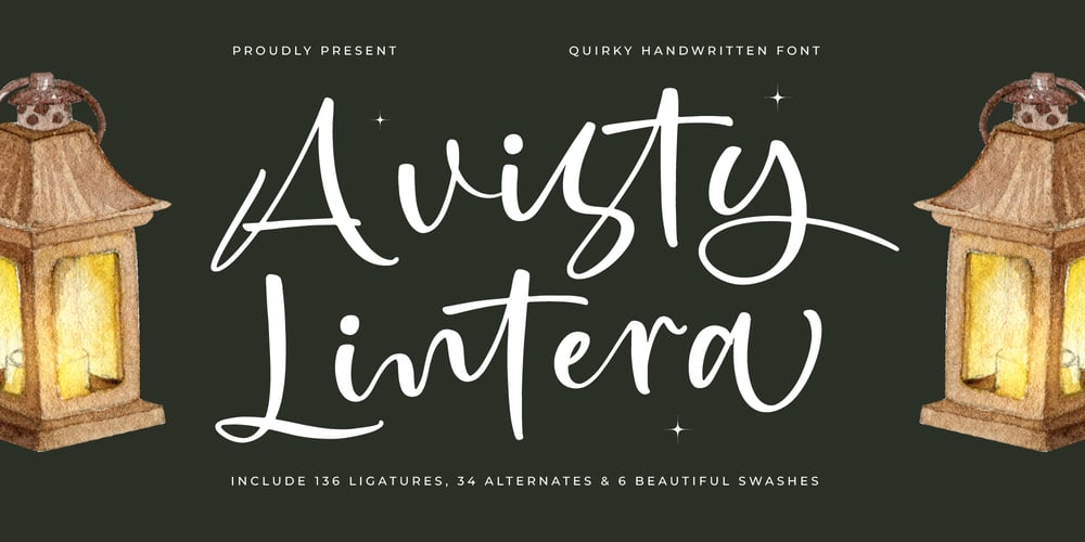 Avisty Lintera font
