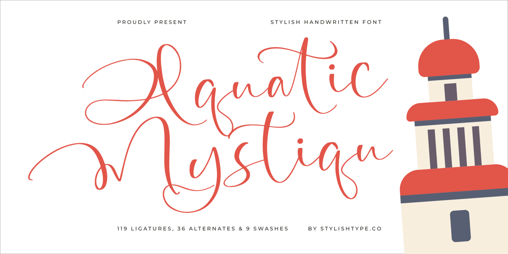 Aquatic Mystiqu font