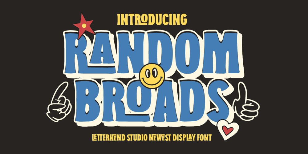 Random Broads font