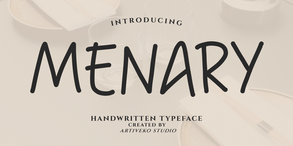 Menary font
