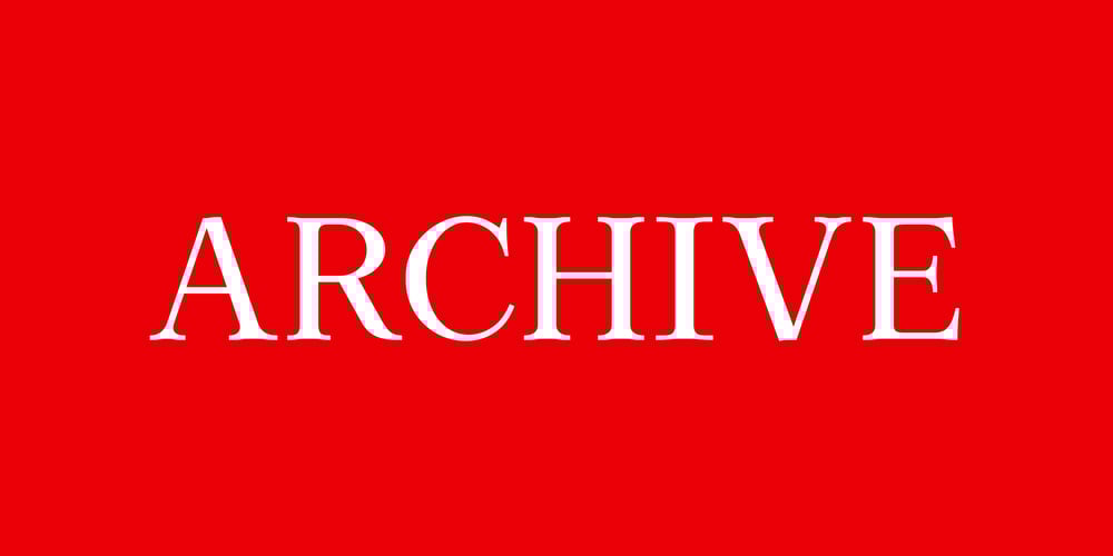 Archive font
