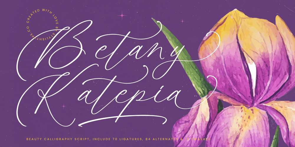 Betany Katepia font