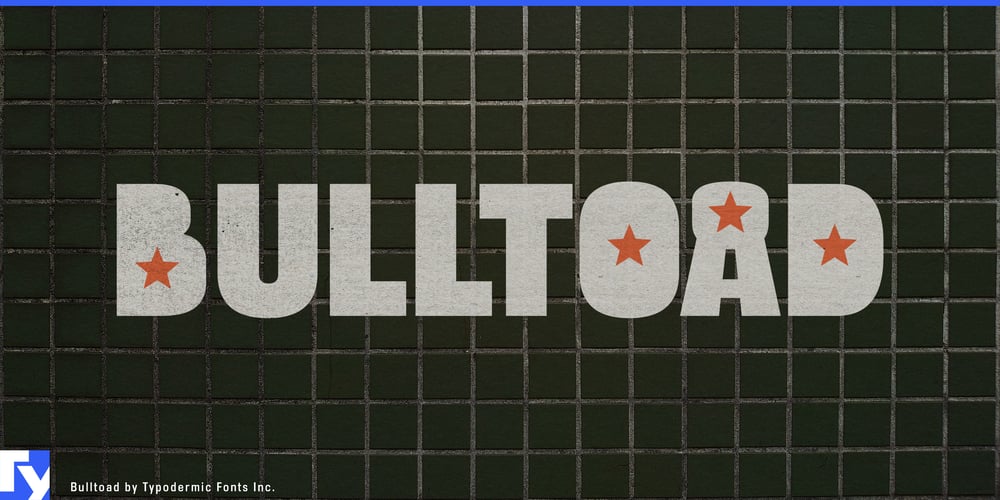 Bulltoad font