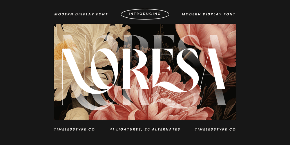 Noresa font