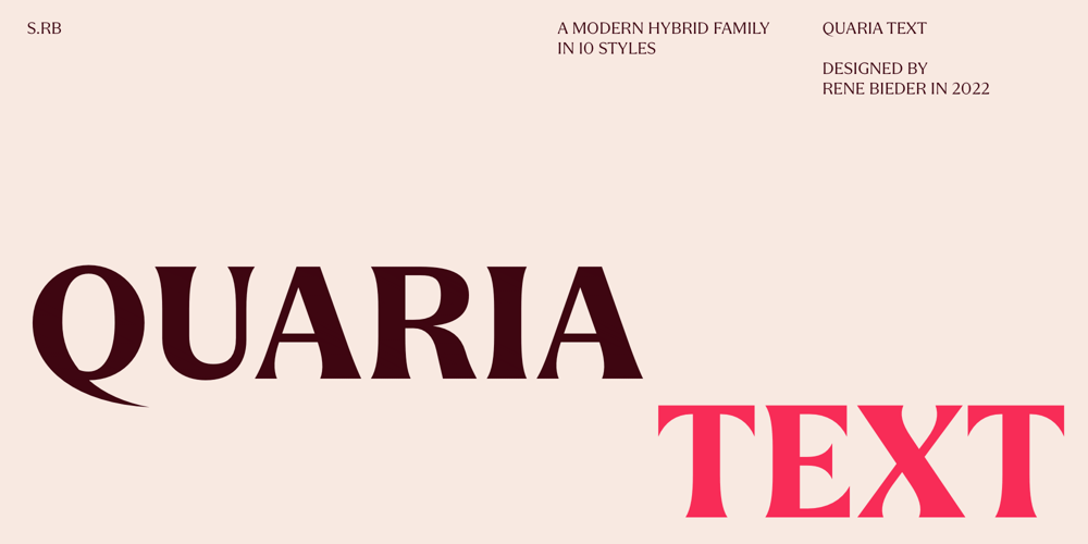 Quaria Text font