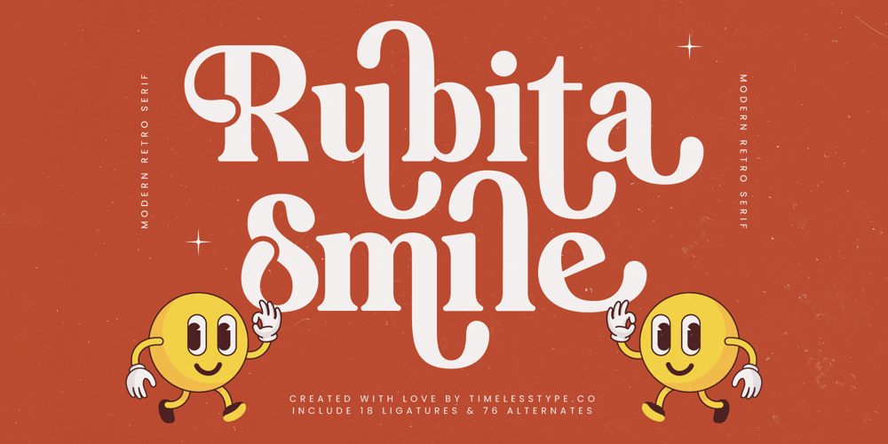 Rubita Smile font