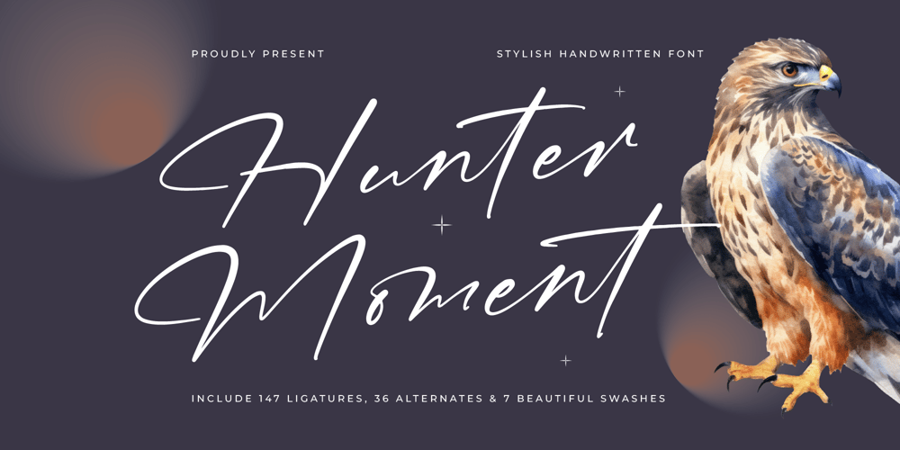 Hunter Moment font