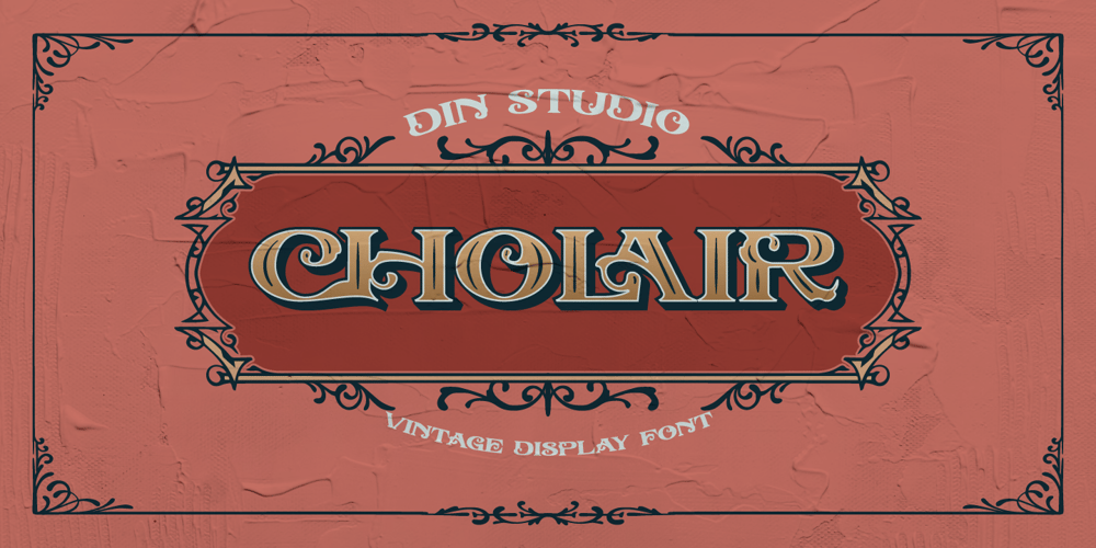 Cholair font
