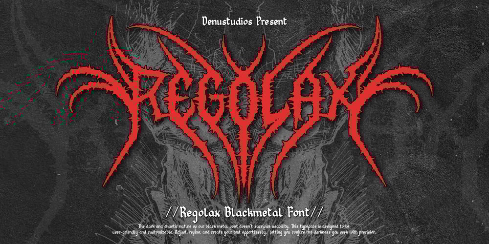 Regolax font