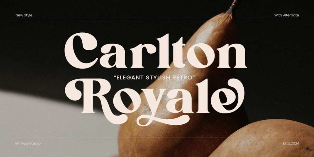 Carlton Royale font