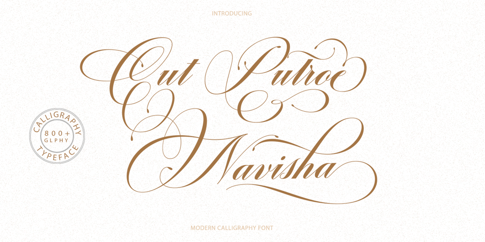 Cut Putroe Navisha font