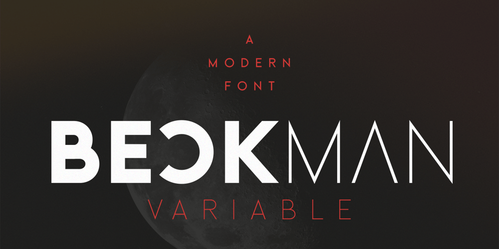 Beckman Variable font