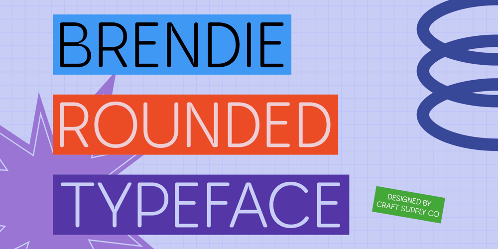 Brendie Rounded font