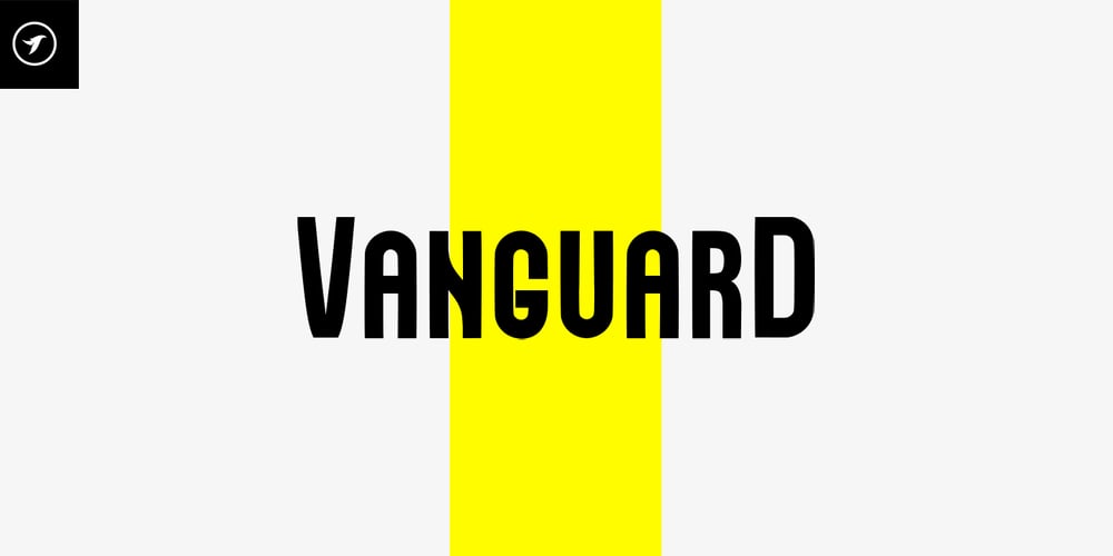 Vanguard Display font