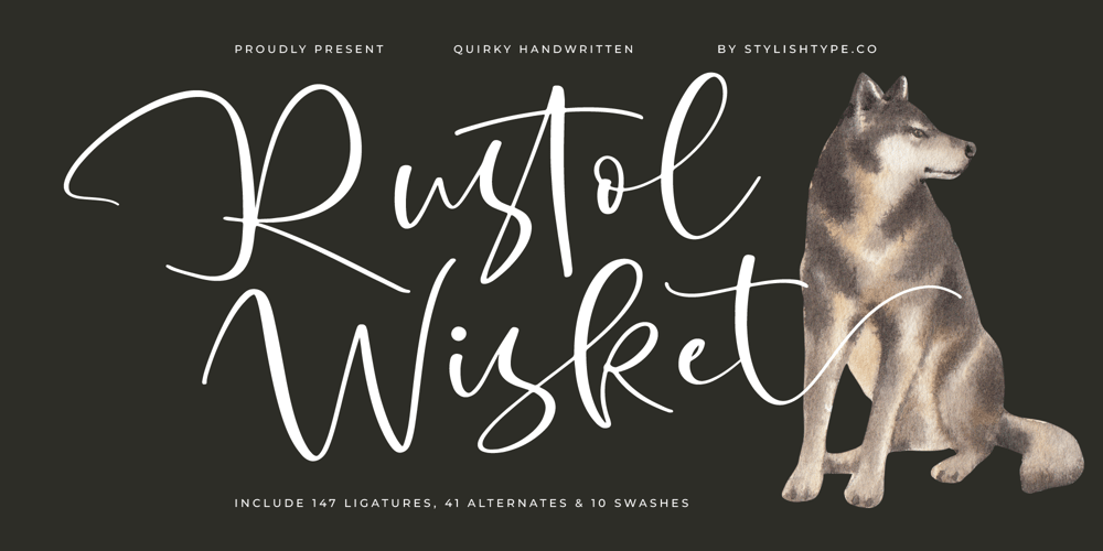 Rustol Wisket font