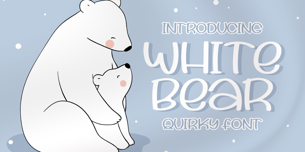 White Bear font