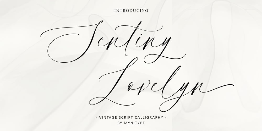 Sentiny Lovelyn font