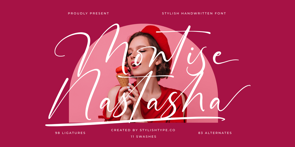 Montise Natasha Italic font