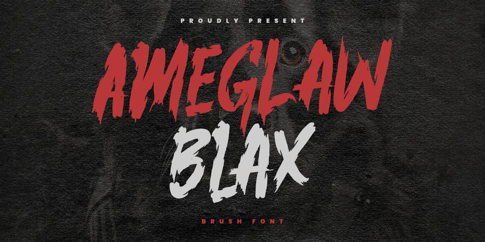 MC Ameglaw Blax font