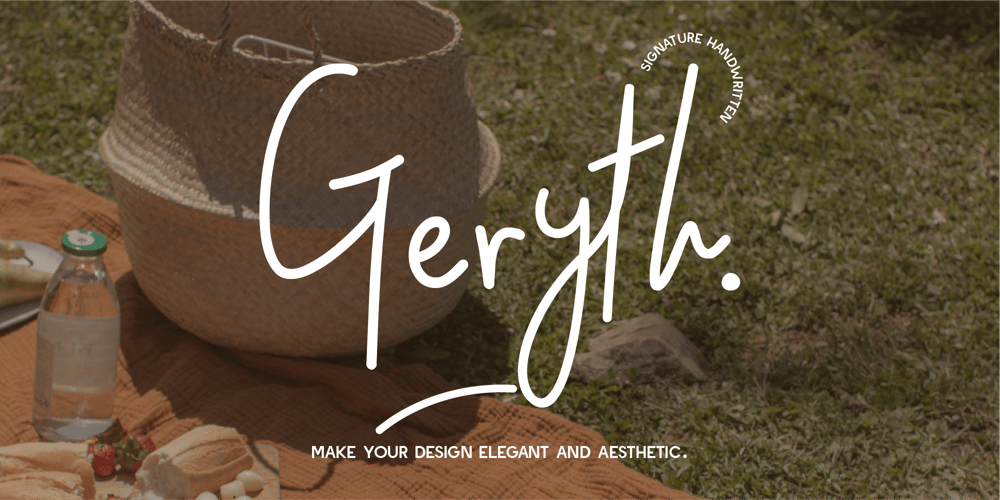 Geryth font