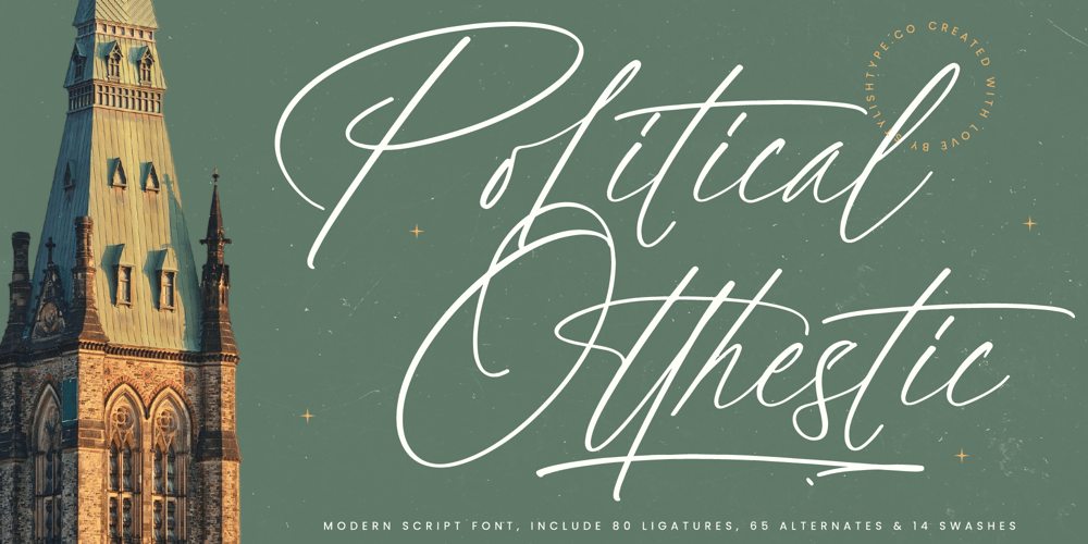 Political Otthestic font