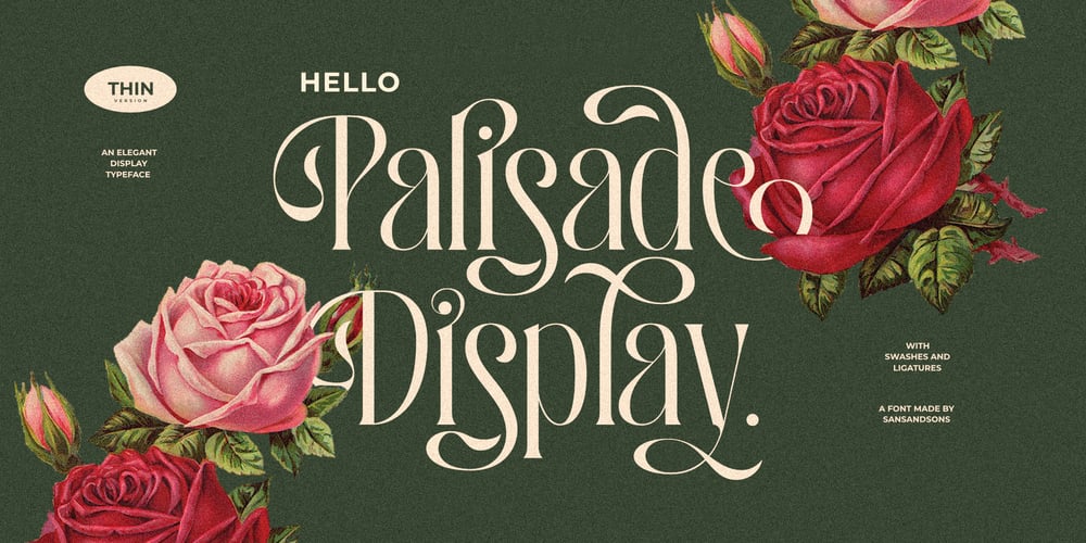 Hello Palisade font