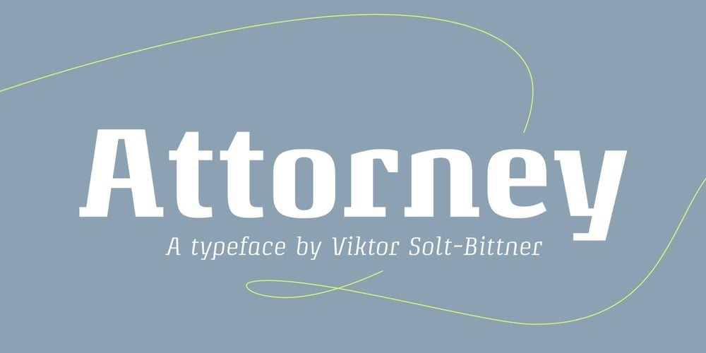 Attorney font