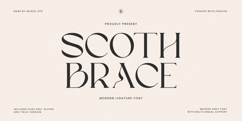 Scoth Brace font