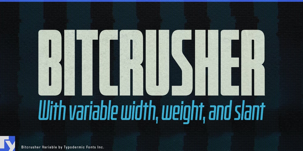 Bitcrusher Variable font