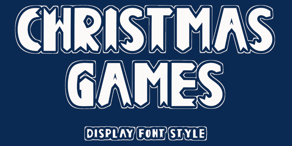 Christmas Games font