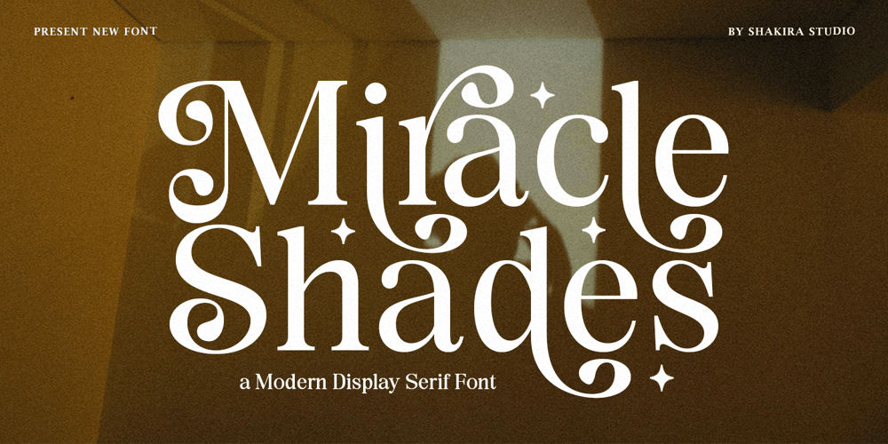 Miracle Shades font