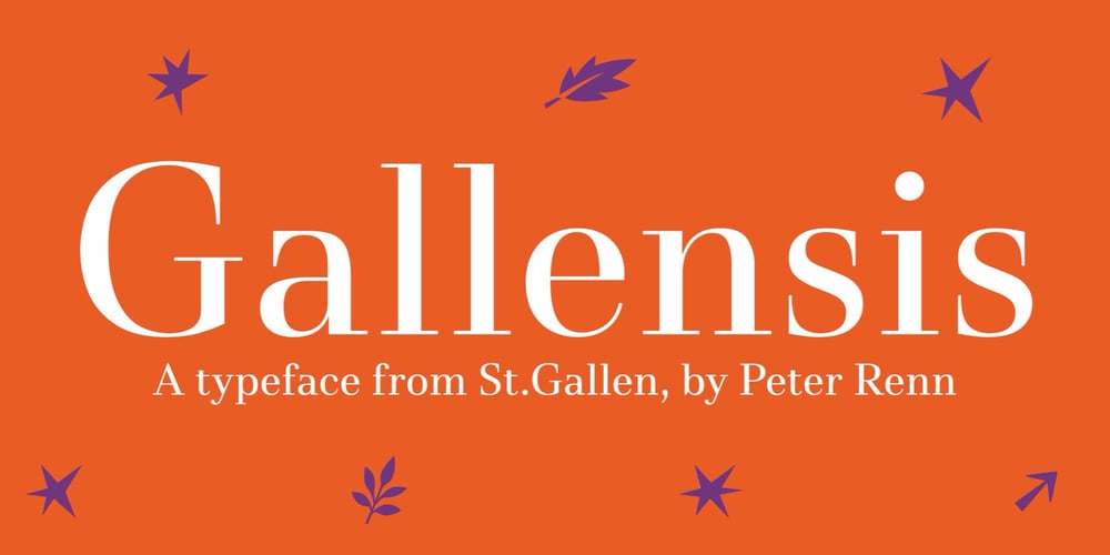 Gallensis font