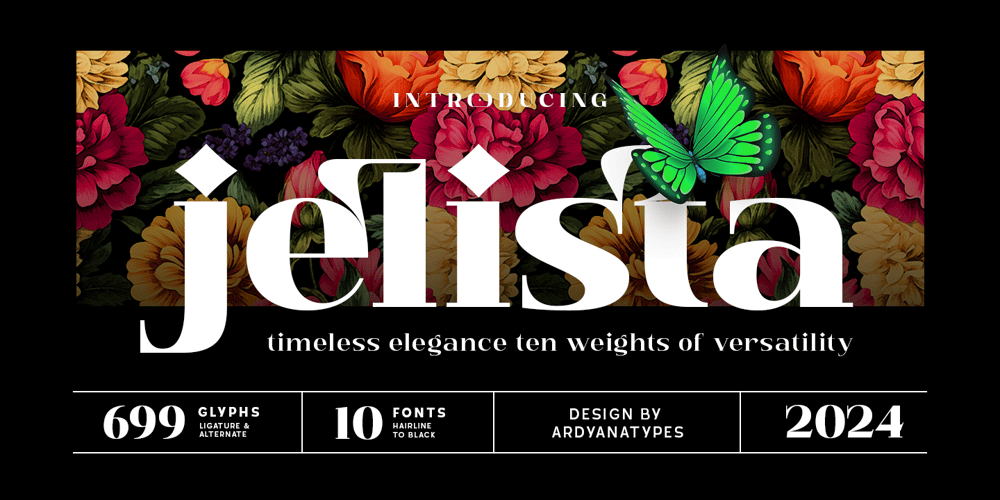 Jelista font