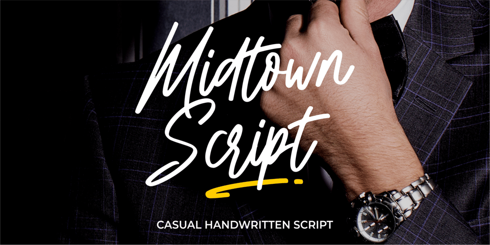 Midtown Script font