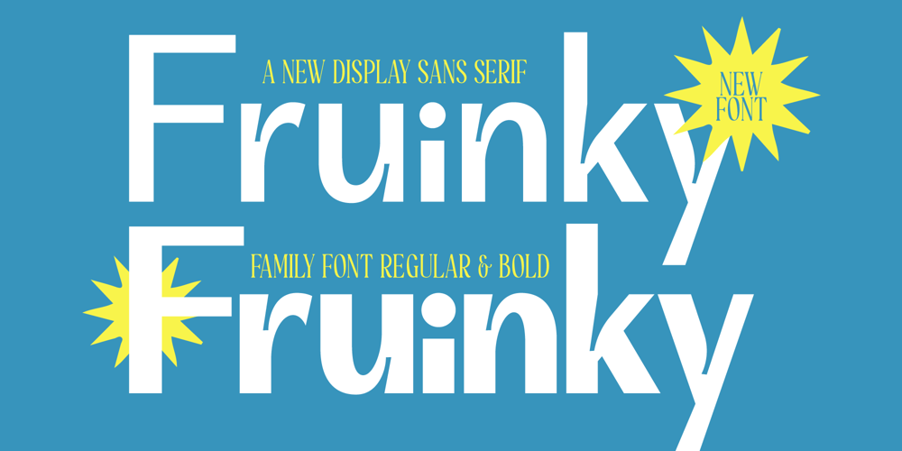 Fruinky font