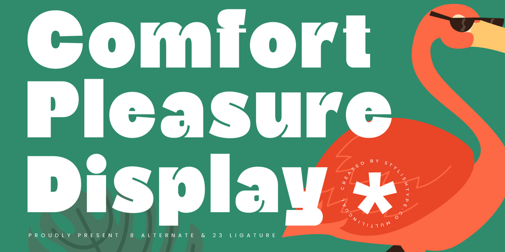 Comfort Pleasure font