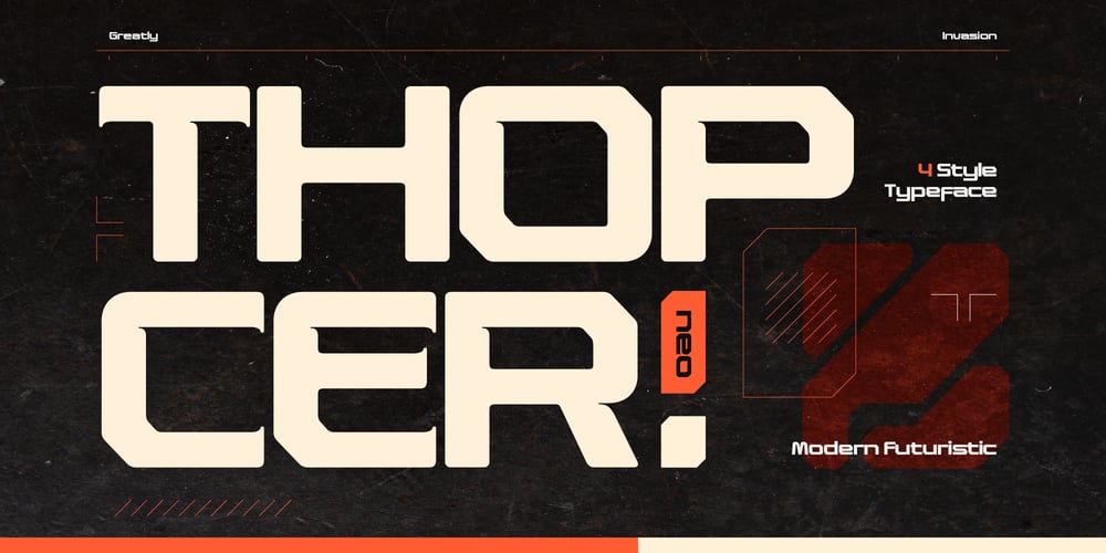 Thopcer font