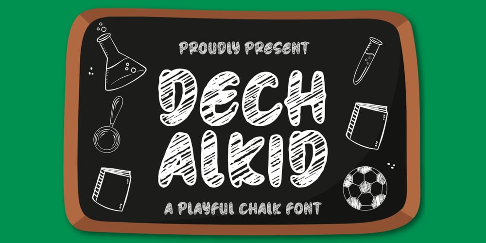 Dechalkid font