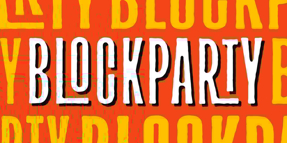 TC Block Party font