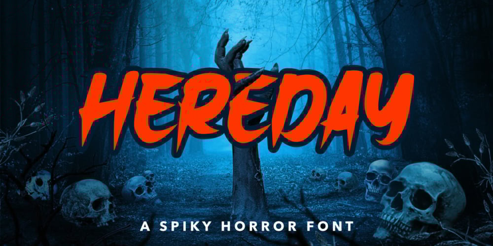 Hereday font